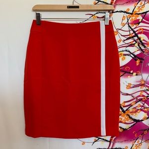 Red professional skirt. NWT